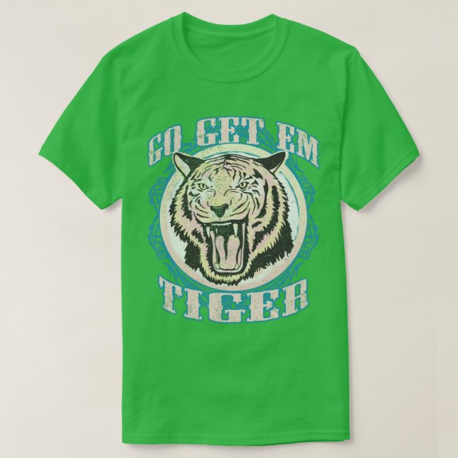Camiseta Vá Buscar Em Tiger Boho Bohemian Style Graphic Nov (Frente do Design)