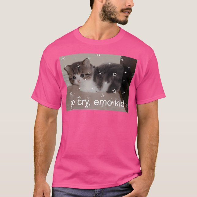 Camiseta Vá Chorar Emo Kid (Frente)