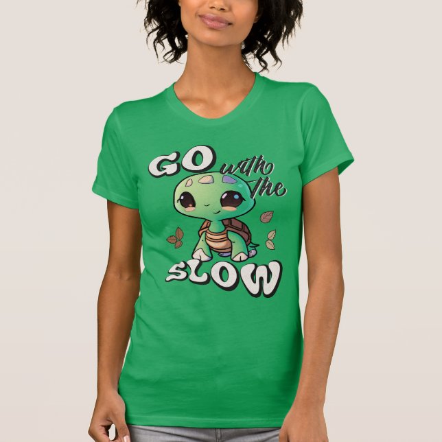 Camiseta Vá com o lento (Frente)