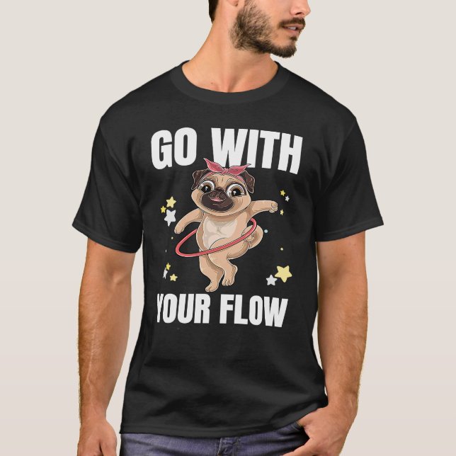 Camiseta Vá Com Seu Exercício De Treinamento De Dança Hoope (Frente)
