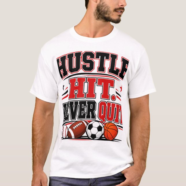 Camiseta Vá com Tudo Acerte Nunca Desista (Frente)