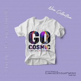 Camiseta Vá Crianças Cósmicas