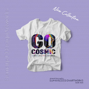 Camiseta Vá Crianças Cósmicas