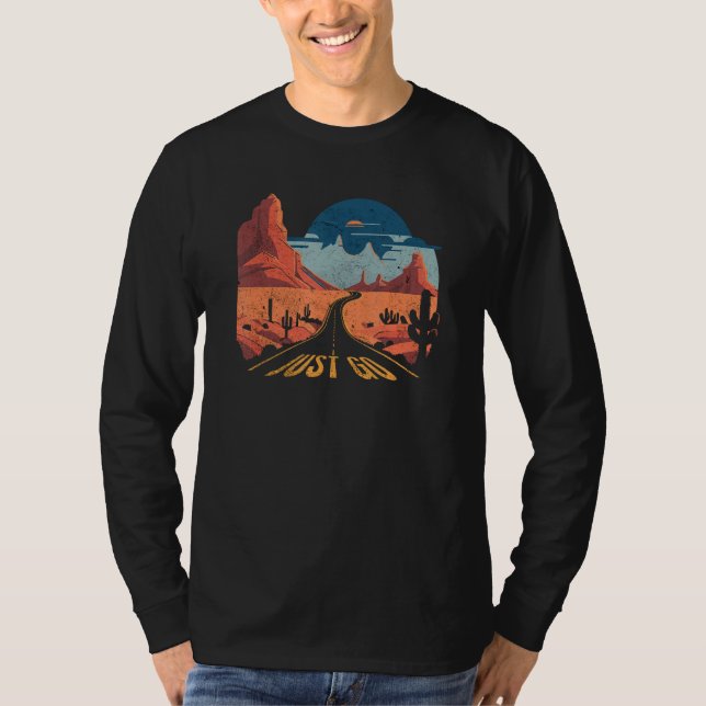 Camiseta Vá Dirigir Adventure Desert Journe (Frente)