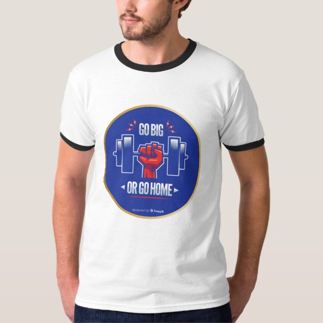 Camiseta Vá em frente ou vá para casa (Frente)