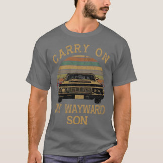 Camiseta vá em meu filho errante Supernatural Kansas
