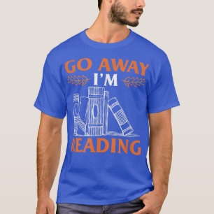 Camiseta Vá Embora LendoLivro Engraçado No outono
