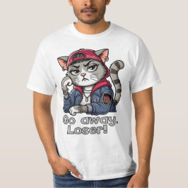 Camiseta Vá embora. Perdedor!