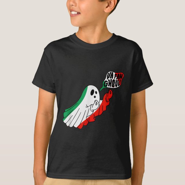 Camiseta Va Fan Ghoul For Men Women Italian Funny Halloween (Frente)
