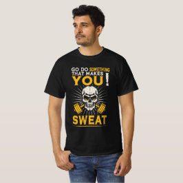 Camiseta Vá Fazer Algo Que Te Faz Suar - Giro Crânio M