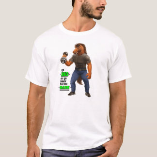 Camiseta Vá grande ou vá para trás ao t-shirt do celeiro