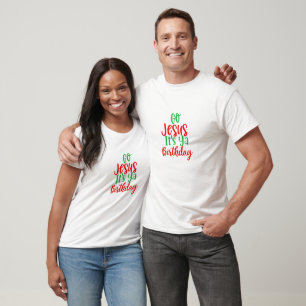 Camiseta Vá Jesus, é seu aniversário