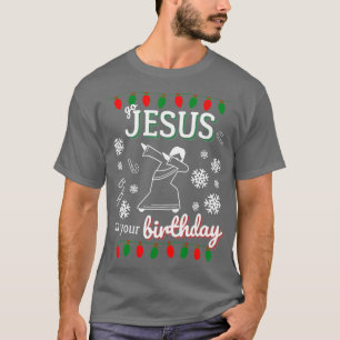 Camiseta Vá Jesus É Seu Aniversário Dançando Natal