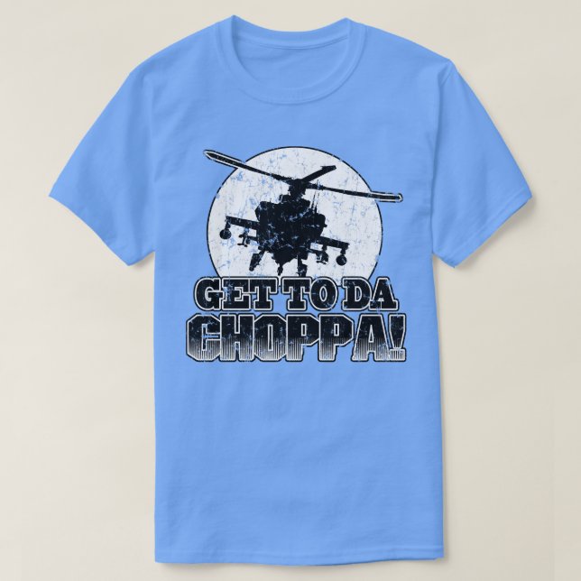 Camiseta Vá Para Da Choppa (Frente do Design)