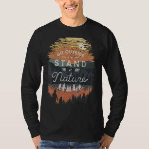 Camiseta Vá para fora do acampamento de caminhada do Advent