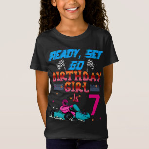 Camiseta Vá para o Kart, prepara-te para a Festa de aniver