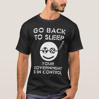 Camiseta Vá para trás dormir