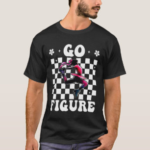 Camiseta Vá Patinação Artística Patinadora No Gelo Garota C