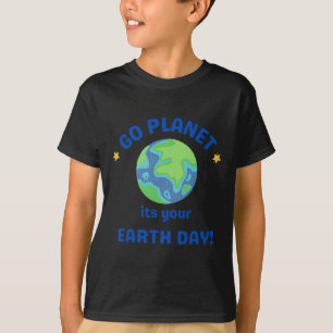 Camiseta Vá Planejar Seu Dia 6 da Terra