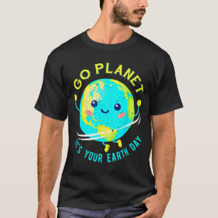 Camiseta Vá planeta dia da terra 2026 professor crianças re