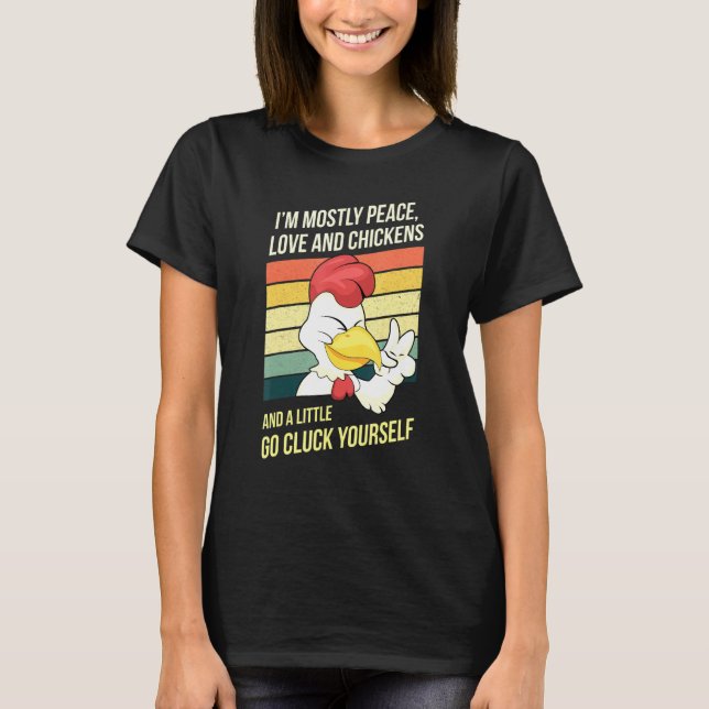 Camiseta Vá se divertir, chicken Lover (Frente)