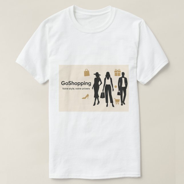 Camiseta VáAsCompras (Frente do Design)