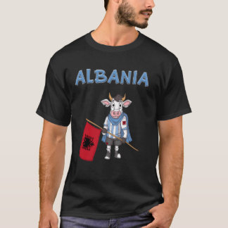Camiseta Vaca Albanesa Fã da Albânia