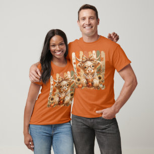 Camiseta Vaca Alta Coquete de Outono