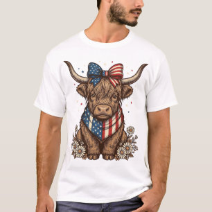 Camiseta Vaca Alta Patriótica Vintage