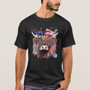 Camiseta Vaca Altair Cute 4 De Julho American Boys G