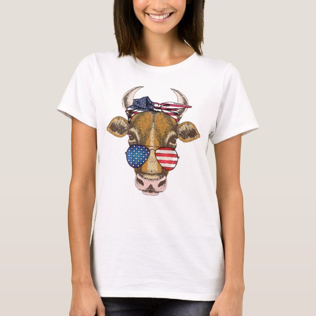 Camiseta Vaca Americana (Frente)