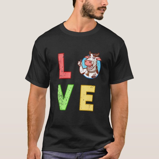 Camiseta Vaca Animal (Frente)