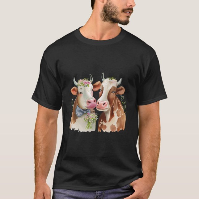Camiseta Vaca Animal de Fazenda (Frente)