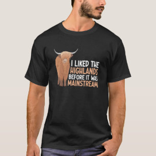 Camiseta Vaca Animal De Fazenda De Terras Altas Com Atitude