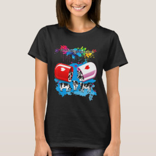Camiseta Vaca Antidepressivo Anti Depressivos Cachorro Fofo