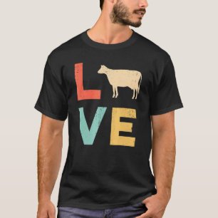 Camiseta Vaca Antiga Leiteira Pecuária Fazenda Amor