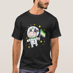 Camiseta Vaca Aromântica no Espaço Orgulho Aromântico