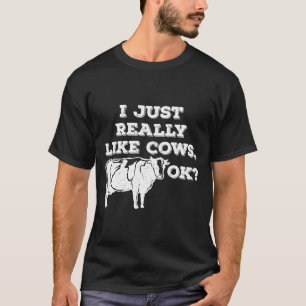 Camiseta Vaca Até Mais Eu Gosto Muito De Vacas Ok