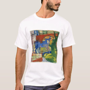 Camiseta Vaca azul, 1914 (tempera no papel)