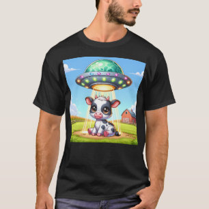 Camiseta Vaca Bebê Abduzida