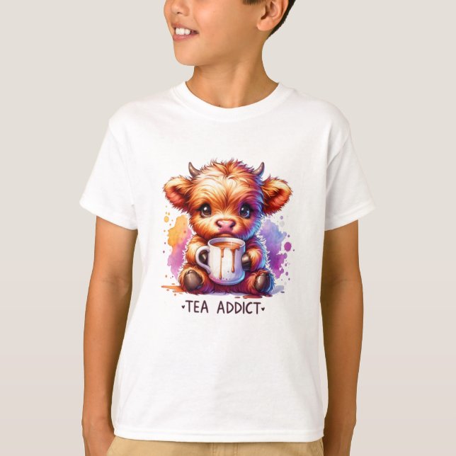 Camiseta Vaca Bebê Vaca Addicto (Frente)