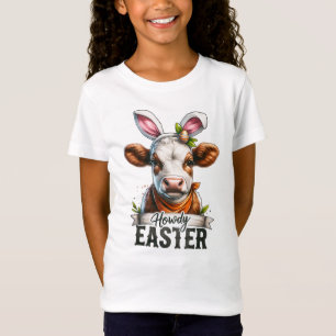 Camiseta Vaca bonita com orelhas moucas