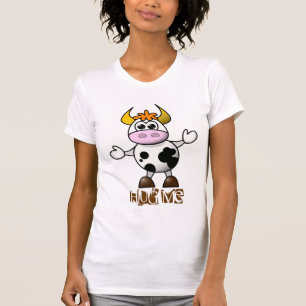 Camiseta Vaca bonito dos abraços
