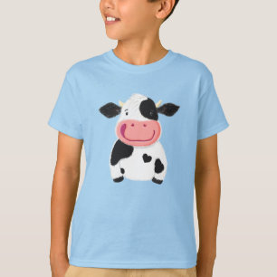 Camiseta Vaca Branca de Holstein