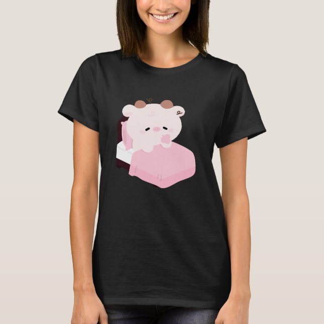 Camiseta Vaca Cansada Fofa (Frente)