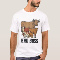 Vaca Chefe do Rebanho Família Desenho de Gravura V