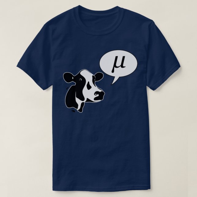 Camiseta vaca científica vai mu 1 (Frente do Design)