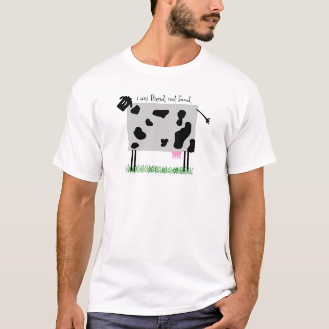 Camiseta Vaca cinzenta (Frente)