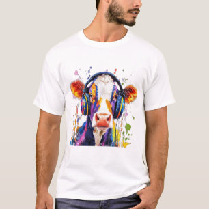 Camiseta Vaca Colorida das Terras Altas
