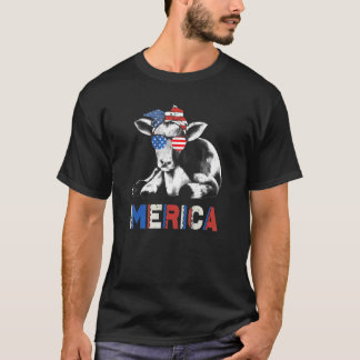 Camiseta Vaca com Língua Para Fora Dia da Independência da